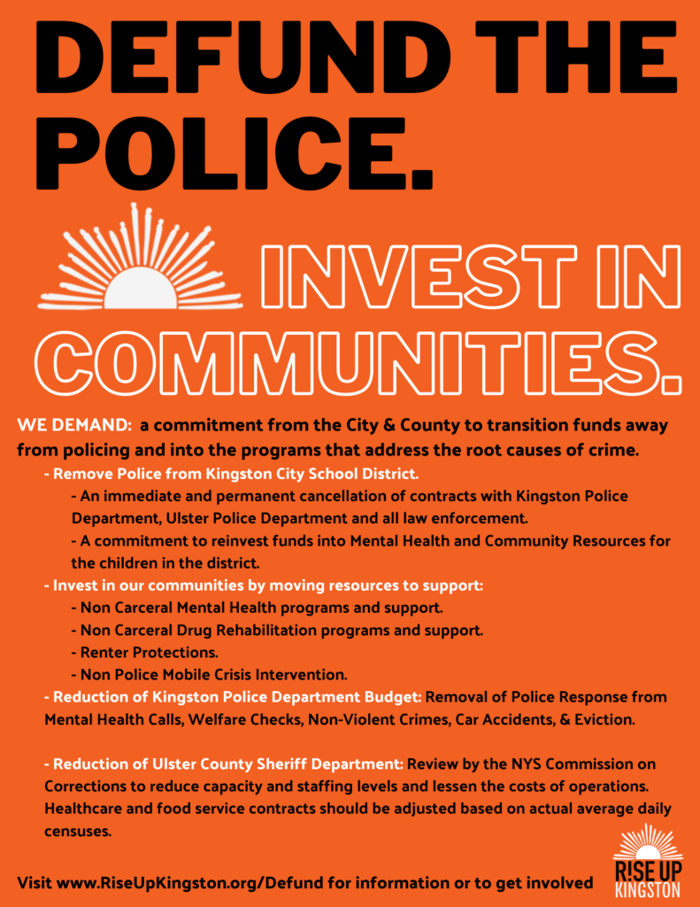 Defund Police Flyer 2021